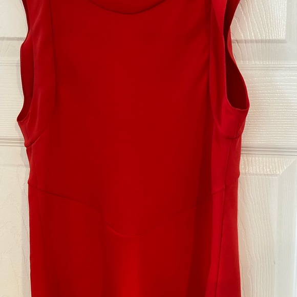 Red silk Narcisco Rodriguez blouse - Picture 3 of 3